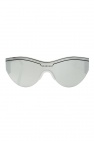 cat-eye cut-out frame sunglasses Nero